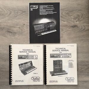 Moog Synthesizer Technical Service Manuals
